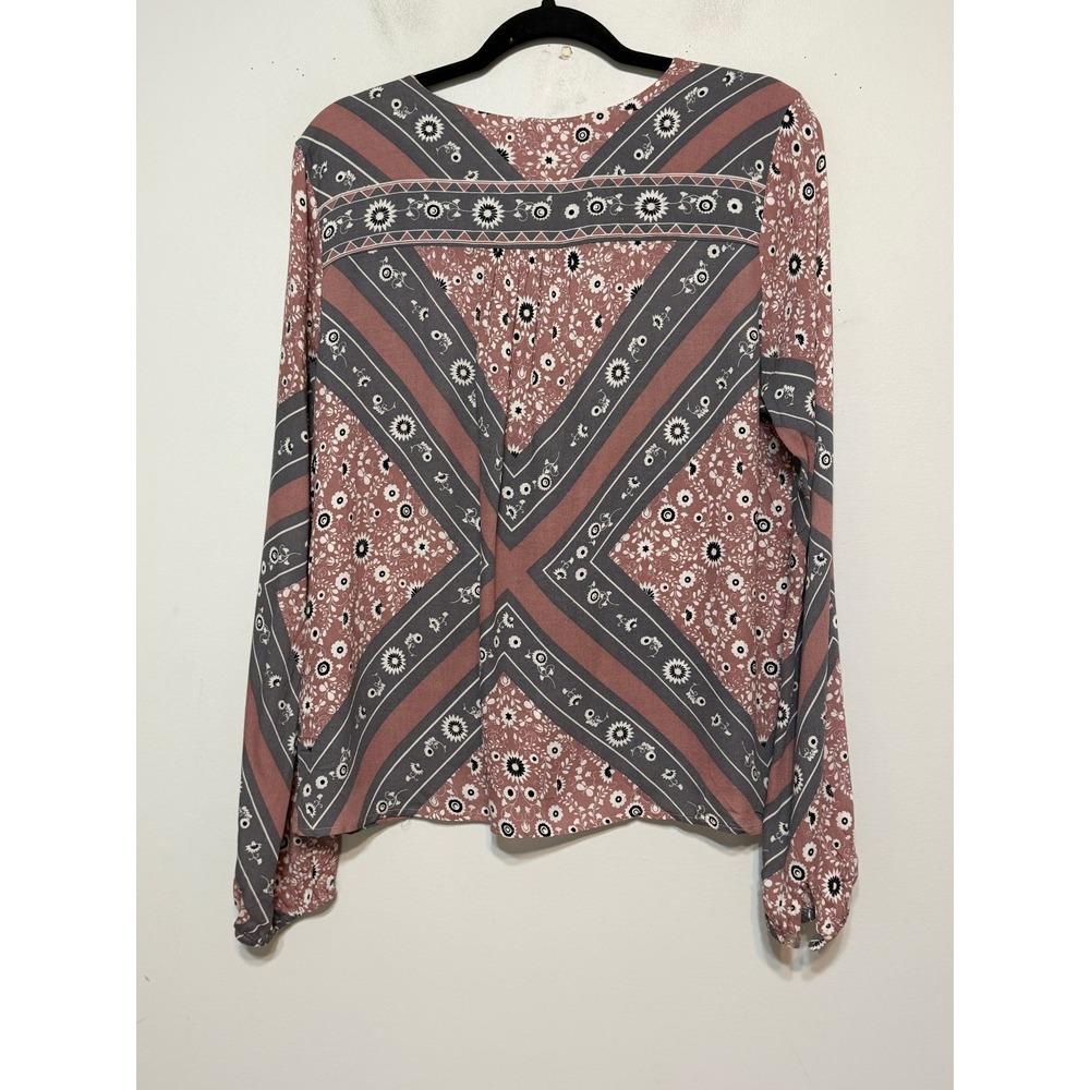 Jens Pirate Booty Boho Cottagecore Top Womens Medium Whimsical Meadowcore Arsty - Picture 7 of 8
